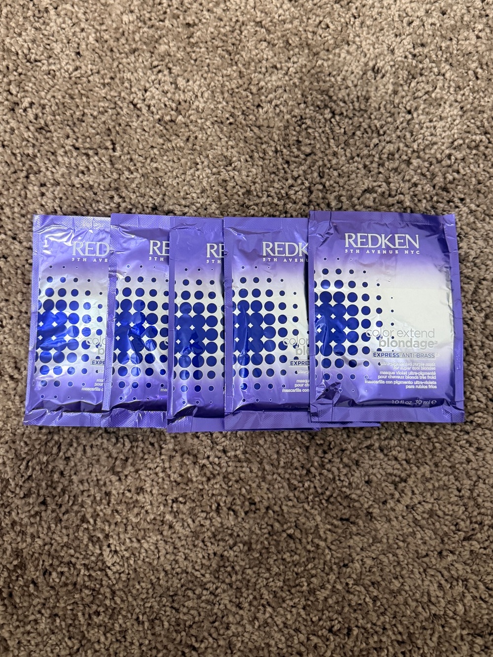 Redken Color Extend Blondage Mask - Express Anti-Brass Set of 5 Packets